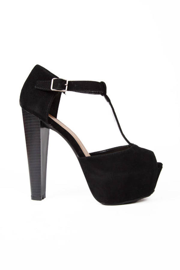 Brina Platform Heels in Black - $56 | Tobi US