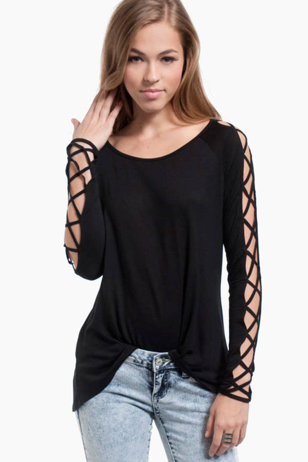 Exed Out Top in Black - $48 | Tobi US