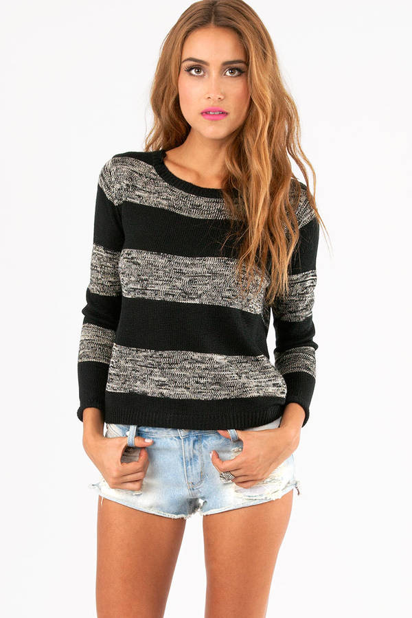 Sharona Sweater in Black Multi - $22 | Tobi US