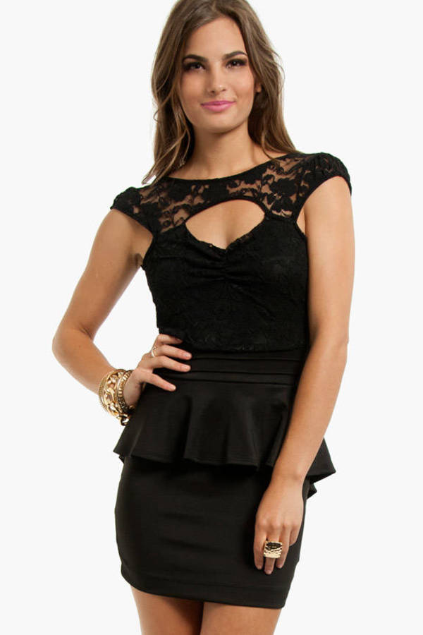 Peppy Le Peau Dress in Black - $46 | Tobi US