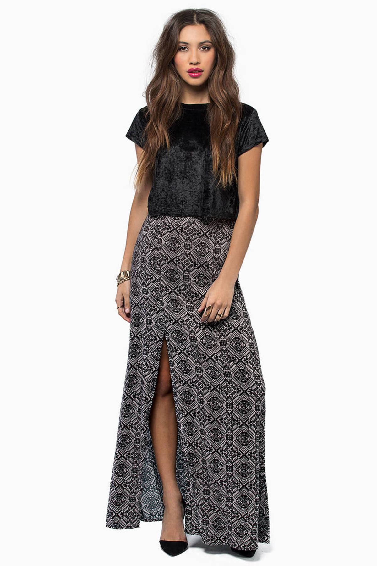 Weekend Breeze Skirt in Black - $19 | Tobi US