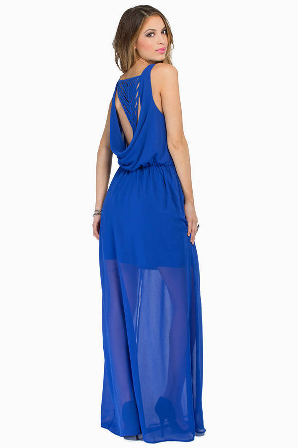 Kira Maxi Dress in Blue - $32 | Tobi US