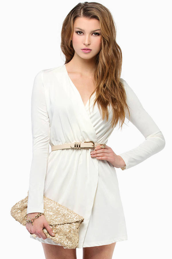 That's A Wrap Dress in Cream