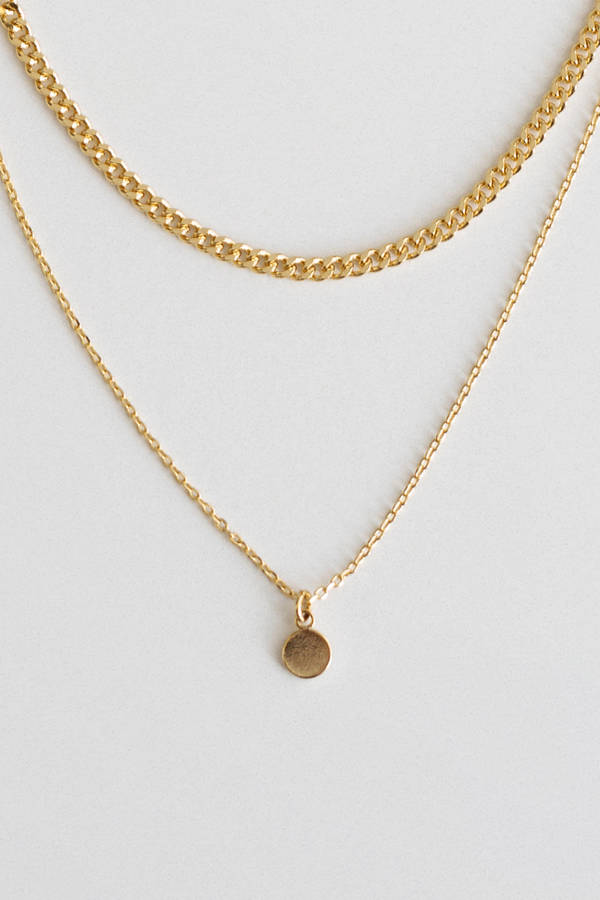 All This Time Gold Layered Necklace