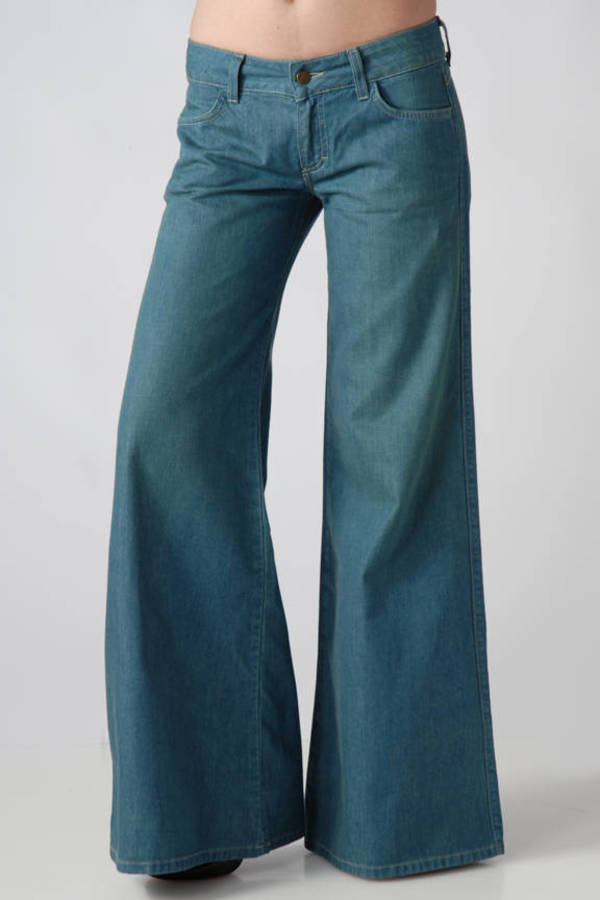 Blue Siwy Jeans - Bell Bottom Jeans - Blue Flare Jeans