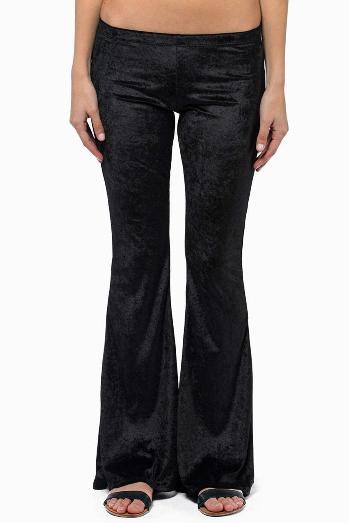 Veloura Flare Pants in Black - $12 | Tobi US