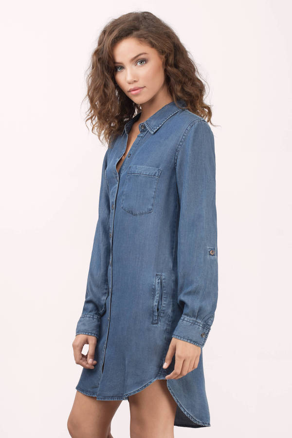 thread and supply denim dress