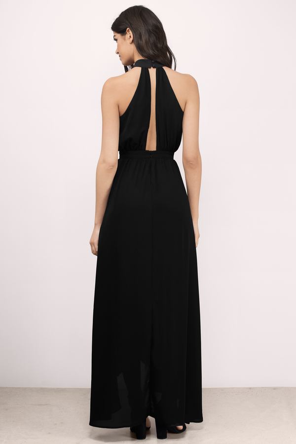Sexy Black Maxi Dress - Keyhole Dress - Black Dress - Maxi Dress