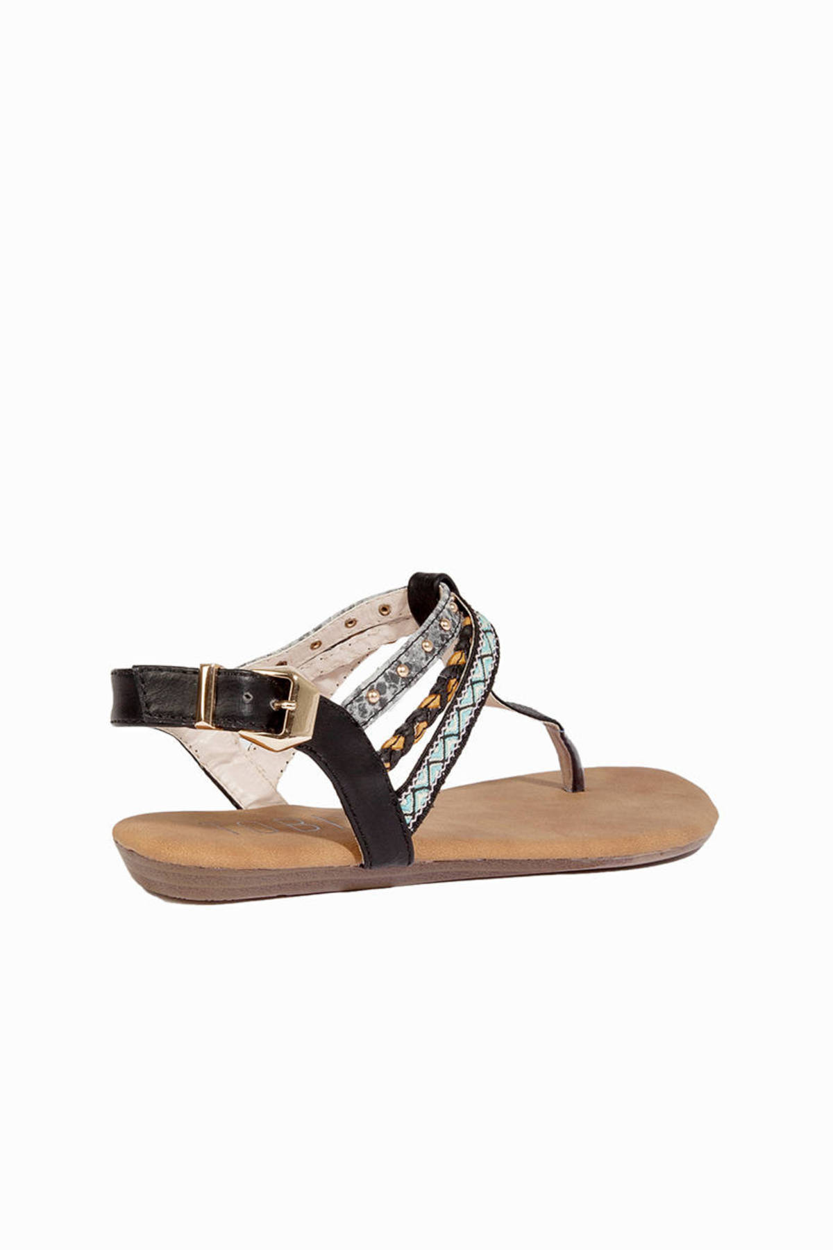 Cecily Sandals in Black - $23 | Tobi US