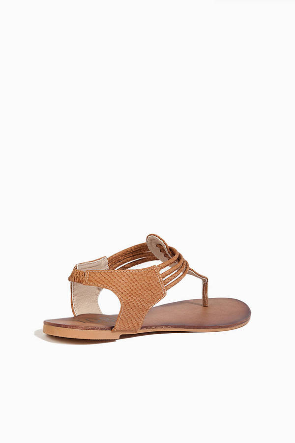 Raelyn Sandals in Mocha - $46 | Tobi US