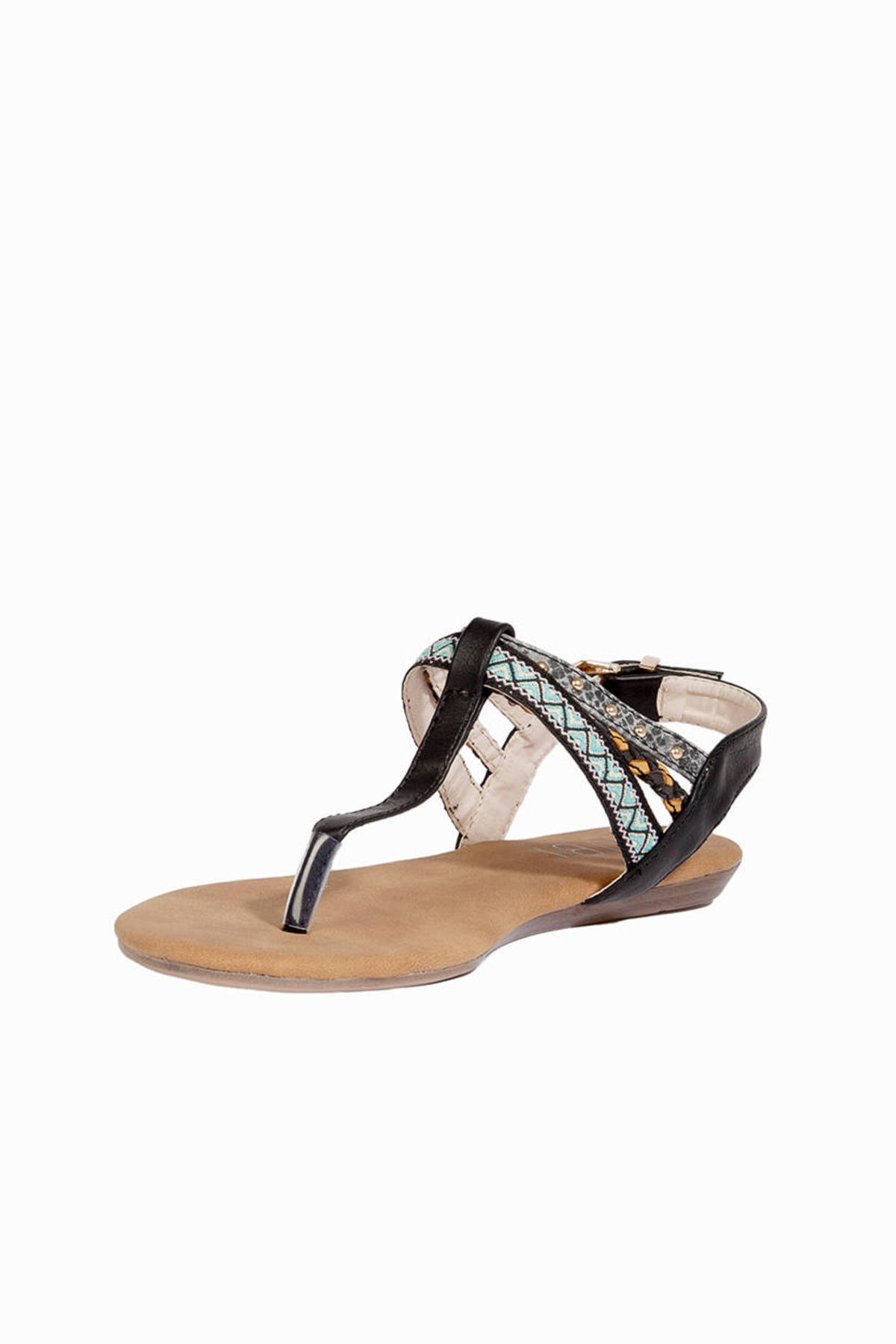 Cecily Sandals in Black - $23 | Tobi US