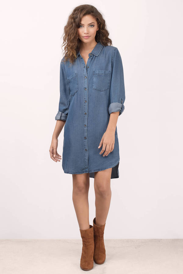 thread and supply denim dress