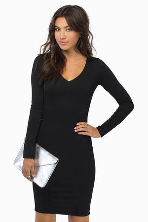Miranda Midi Dress in Black - $52 | Tobi US