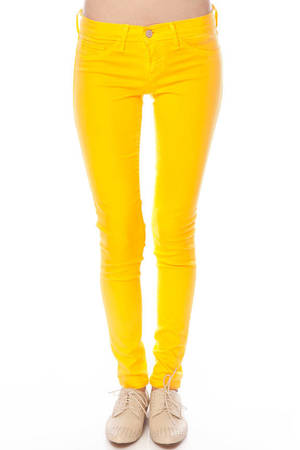 Colored Skinny Jeans in Canary Yellow - $40 | Tobi US