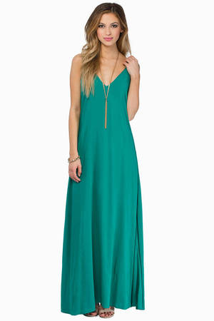 Alexis Maxi Dress in Jade - $44 | Tobi US