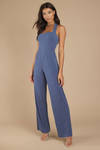 Out of Bounds Blue Jumpsuit