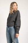Make It Right Charcoal Crew Neck Sweater