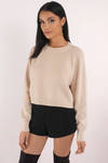 Knit While You're Ahead Cream Sweater