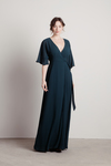 We Could Be Emerald Wrap Maxi Dress