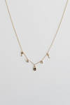 Lock And Key Gold Charm Necklace