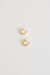 Touch Of Gold Dipped Mini Hoop Earrings