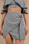 Stylestalker Edwina Grey O-Ring Skirt