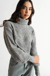 Sunday Afternoon Heather Grey Turtleneck Sweater