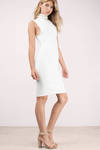 Bless'ed Are The Meek Conjoin Ivory Bodycon Dress