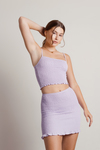Day Fun Lilac Smocked Cami Top And Skirt Set