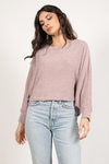 Stay Cozy Lilac Sweater