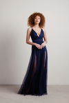 Night To Remember Navy Maxi Dress
