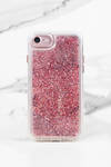 Casetify Rose Pink iPhone Glitter Case