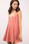 Come Together Rust Shift Dress
