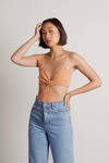 Sisi Terracotta Cutout Bodysuit