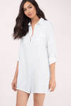 Aline White Shirt Dress