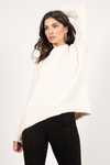 Alyn White Fuzzy Sweater