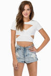 Triple Threat Top in White