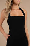 Out of Bounds Black Jumpsuit