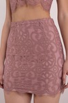 Lace and Grace Dark Rose Skirt