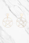 Wish Upon A Star Gold Earrings