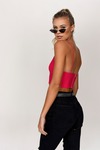 Take It From Me Hot Pink Crop Top