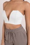 Better Than Yours Ivory Crop Top