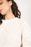 Jack Ivory Gold Sequin Sweater
