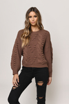 Forever Ours Mocha Sweater