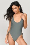 Taking Sides Olive One Piece