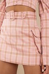 Winston Pink Multi Plaid Skirt