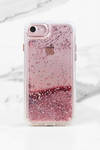 Casetify Rose Pink iPhone Glitter Case