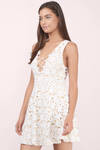 Darling White Lace Skater Dress