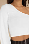  Fool For Love White Crop Top
