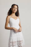 Why Not White Lace A-line Dress